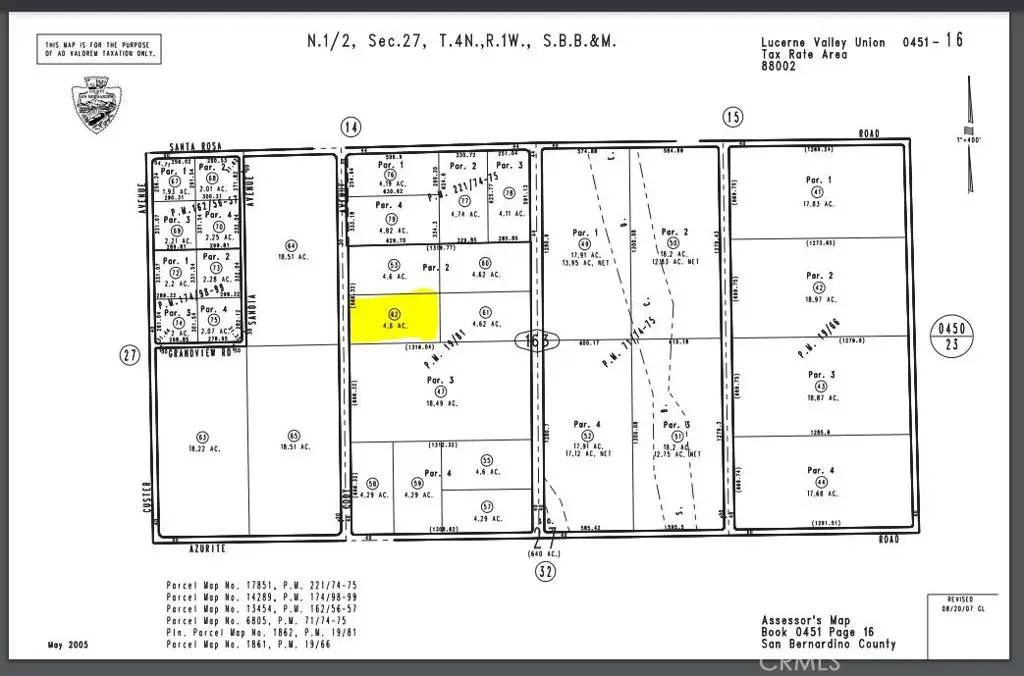 0 Cody Parcel #0451-163-62 Road, Lucerne Valley, CA 92356 - Image #1