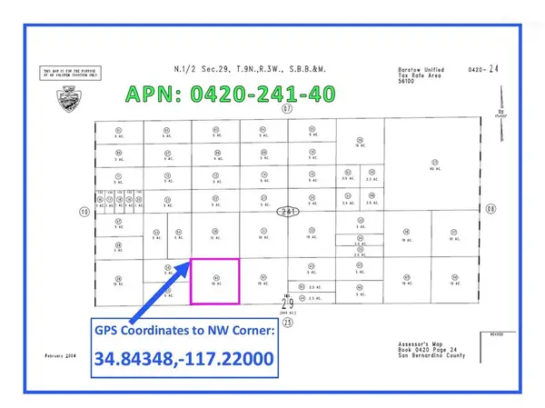 1 Mi W Hinkley Road, Barstow, CA 92311