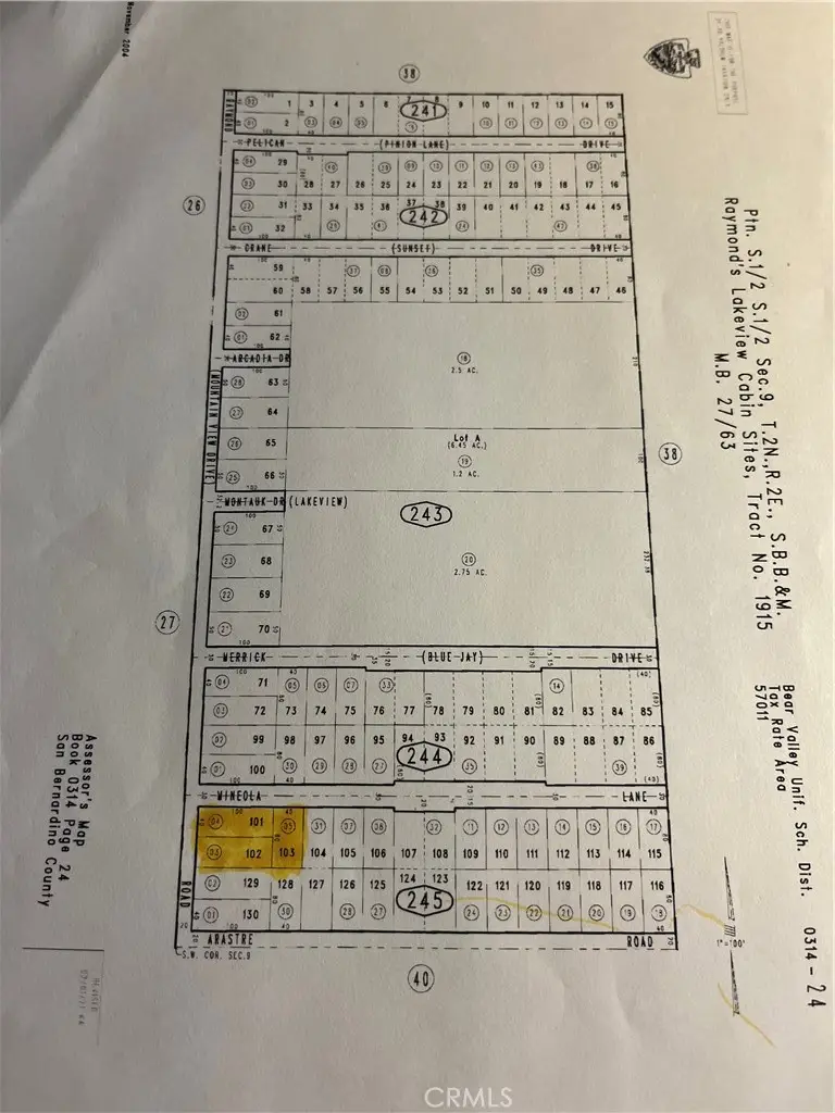 0 Mountain View Drive & Mineola Ln, Big Bear City, CA 92314 - Image #1