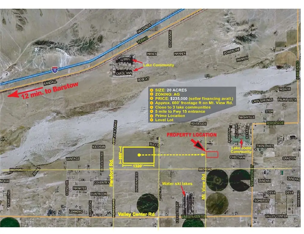 0 Twin Lakes Dr. & Mountain View Rd., Newberry Springs, CA 92365 - #1