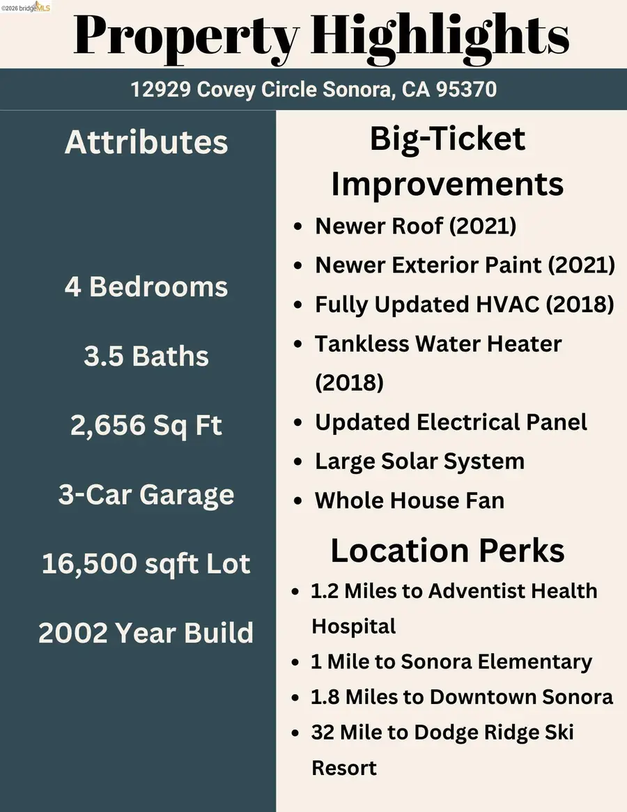 12929 Covey Cir, Sonora, CA 95370 - #2