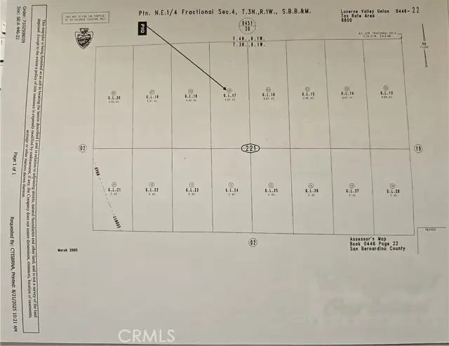 0 Silver Creek, Lucerne Valley, CA 92356 - Image #1