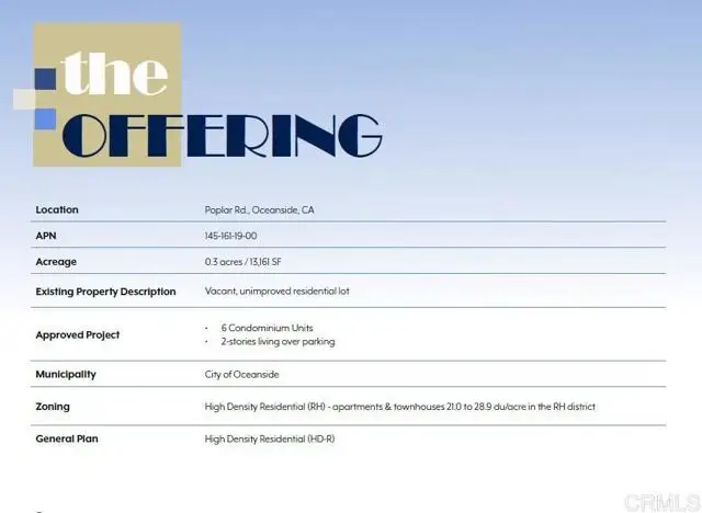 0 Poplar Road, Oceanside, CA 92058 - Image #2