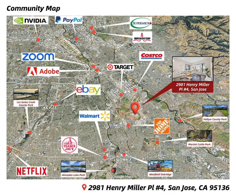 2981 Henry Miller Place #4, San Jose, CA 95136 - #2