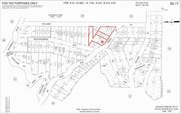 0 hillside ave, Boulder Creek, CA 95006