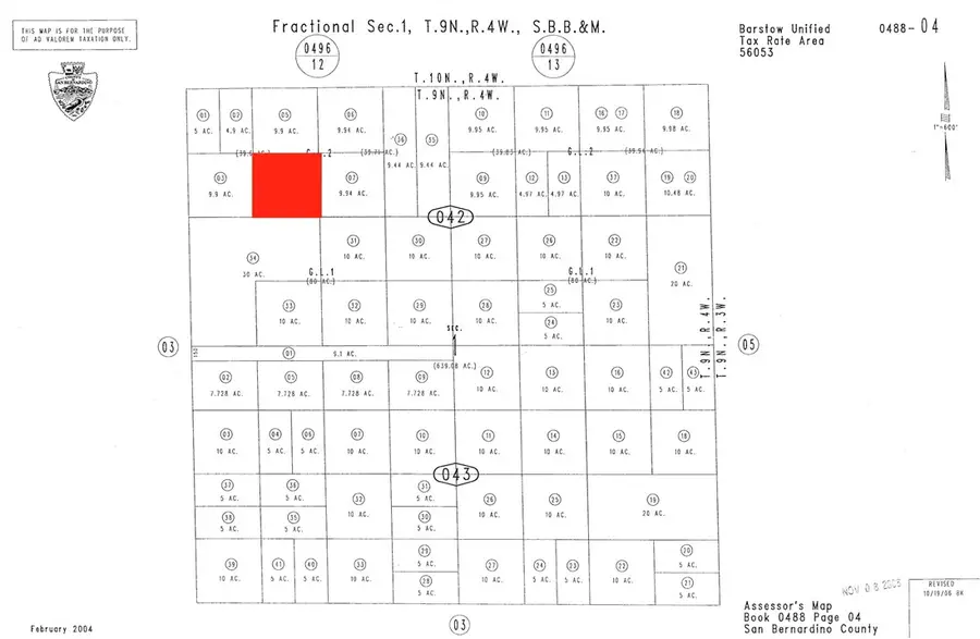 0 South of Cook Rd, Hinkley, CA 92347 - #2