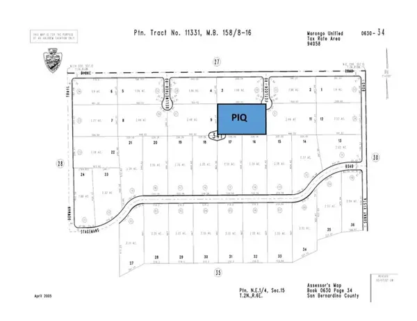 0 Fetlock, Landers, CA 92285