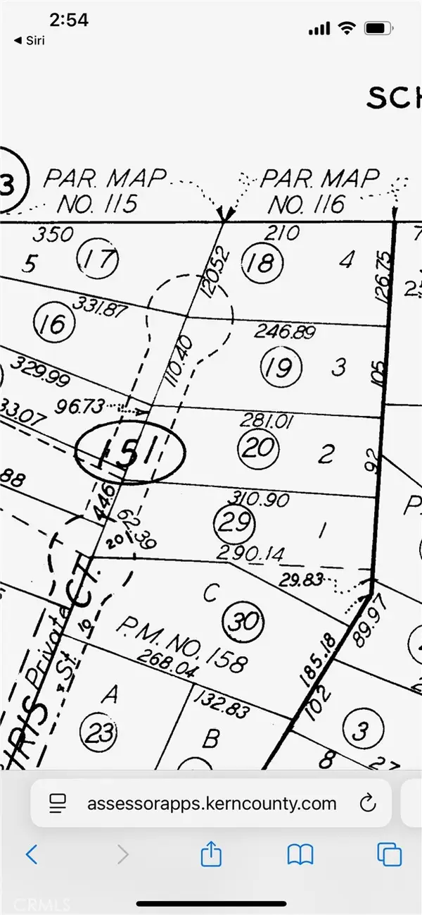 116 Parcel map, Bodfish, CA 93205