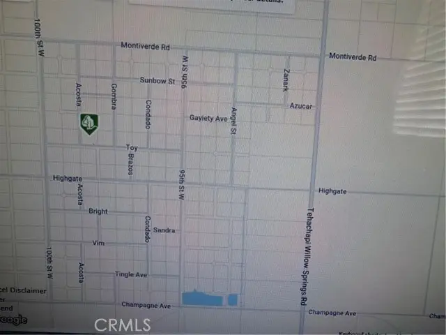 0 Acosta St /Toy Ave, Rosamond, CA 93560 - #1