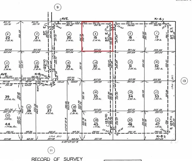 0 E Ave K4/123rd St E, Lancaster, CA 93535 - #2