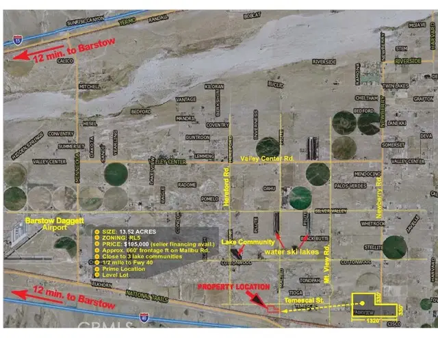 0 Malibu Ave & Temescal St., Newberry Springs, CA 92365 - #1
