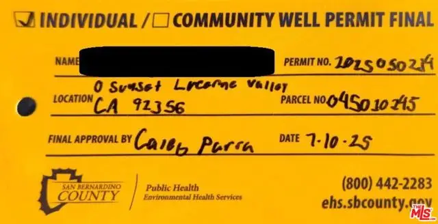 0 Sunset Avenue, Lucerne Valley, CA 92356 - Image #2