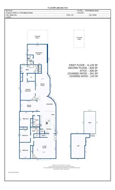 12756 Milbank Street, Studio City, CA 91604 - #1