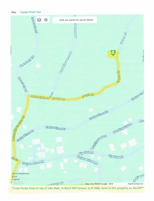 0 El Valle, Cedarpines Park, CA 92322