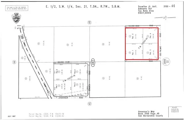 0 Dos Palmas Rd., Pinon Hills, CA 92372 - Image #1