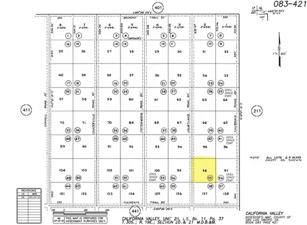 0 Courtland Road, Santa Margarita, CA 93453