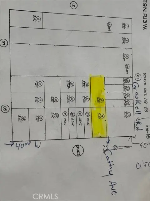 0 40th St West And Cathy Ave, Rosamond, CA 93560