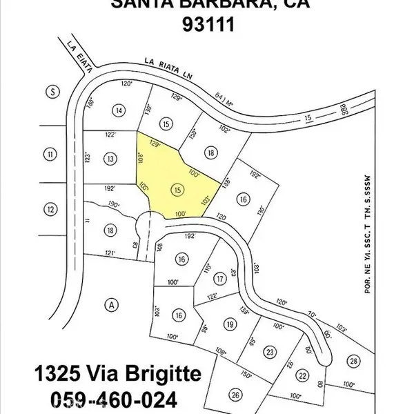 1325 Via Brigitte, Santa Barbara, CA 93111