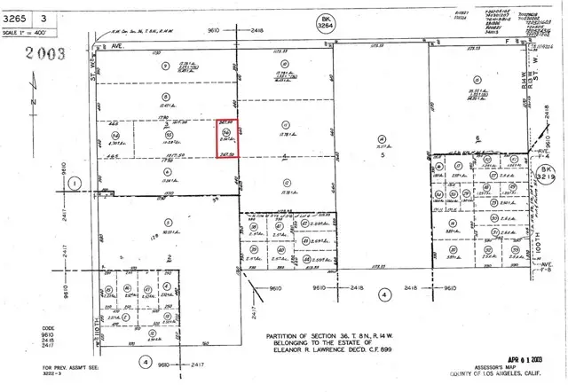 0 107th St West And Avenue F2, North Antelope Valley, CA 93536 - Image #1