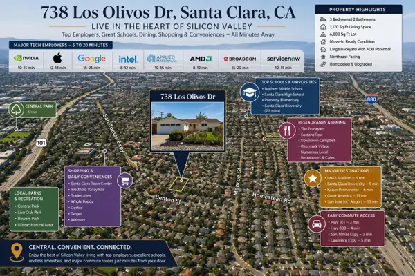738 Los Olivos Drive, Santa Clara, CA 95050