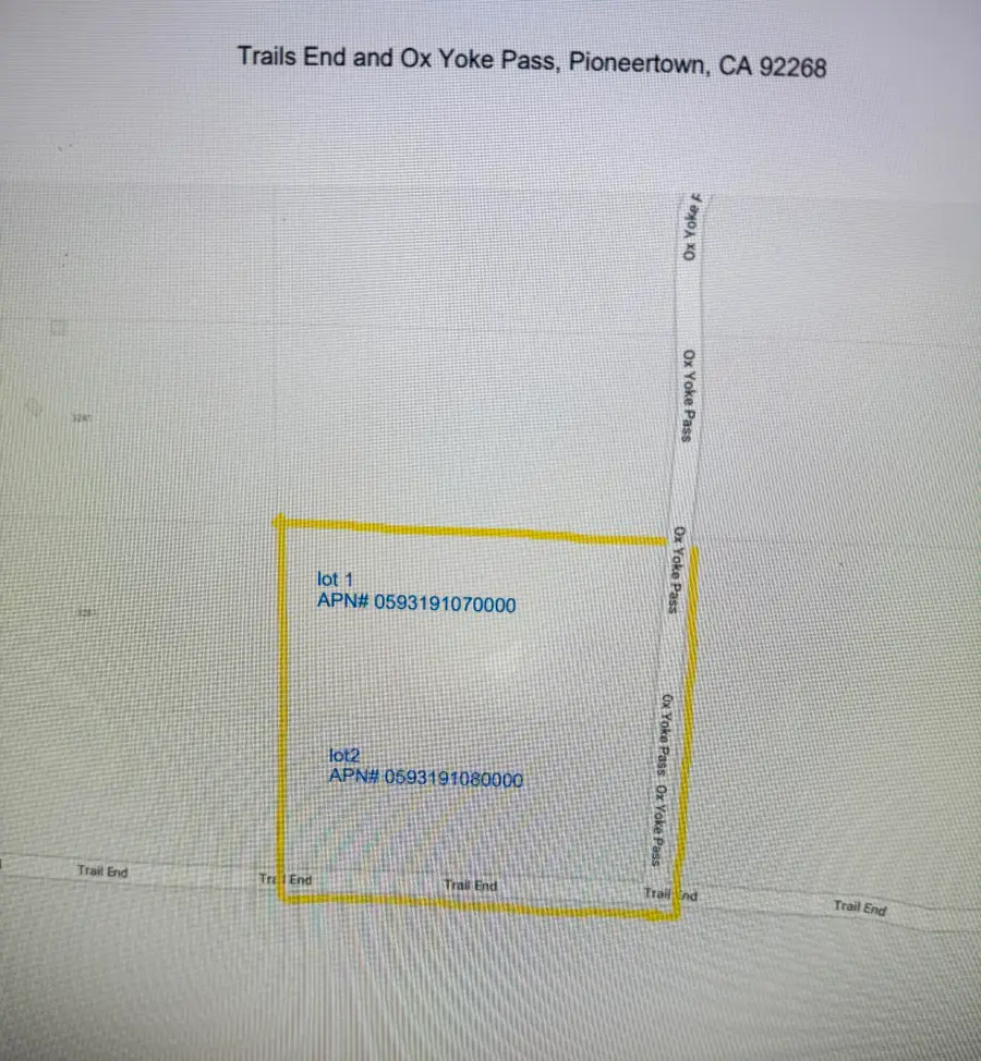0 Trails End Ox Yoke Pass, Pioneertown, CA 92268 - Image #2