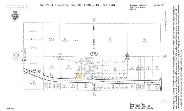 0 Harper Lake Road, Hinkley, CA 92347