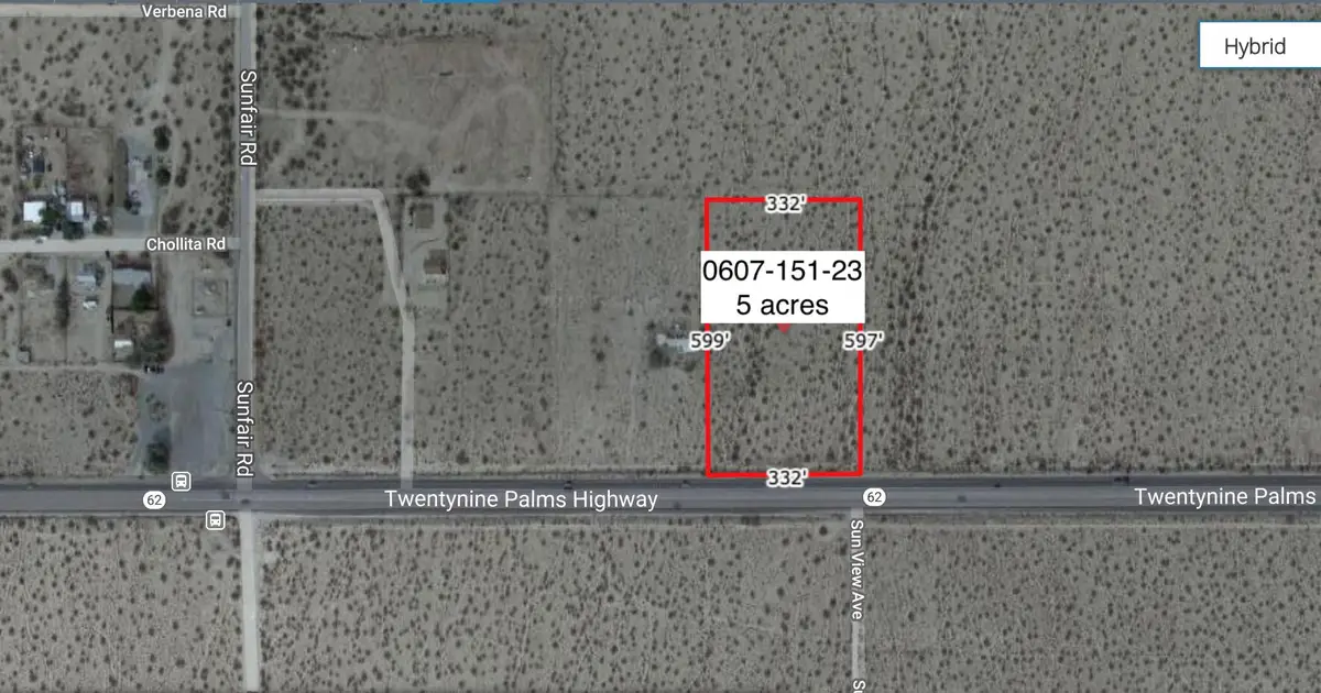 5 Acres On Hwy 62 Near Sunfair Road, Joshua Tree, CA 92252 - #1