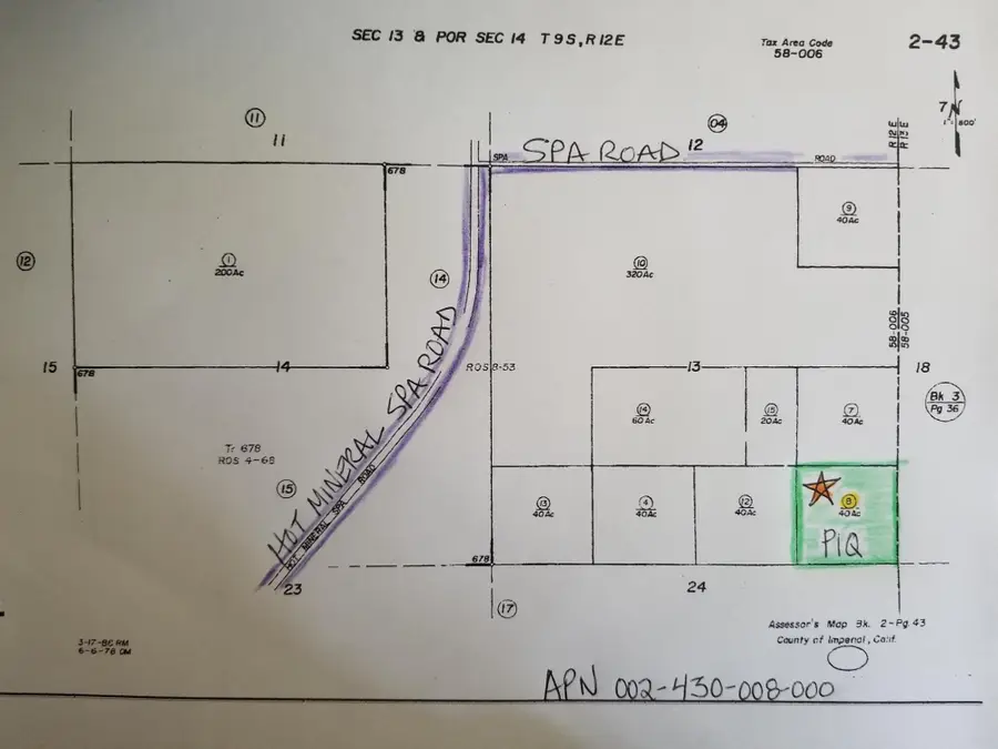 40 Ac M/L E Of Hot Mineral Spa Road, Niland, CA 92257 - #2