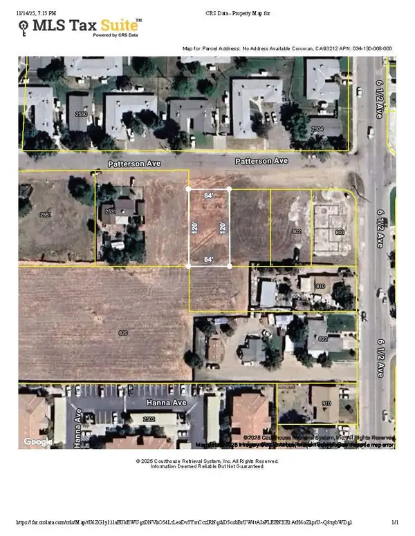 0 Patterson, Corcoran, CA 93212