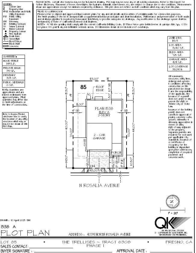 4039 N Rosalia (lot 85), Fresno, CA 93723 - Image #2