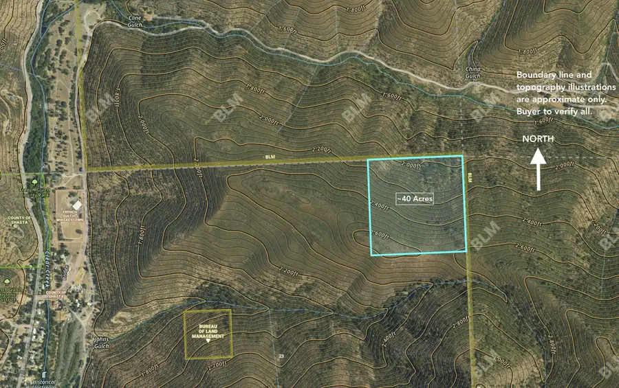 40 Acres Cline Gulch Road, French Gulch, CA 96033 - #2