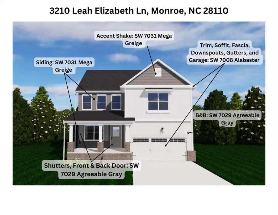 3210 Leah Elizabeth Lane, Monroe, NC 28110 - #3