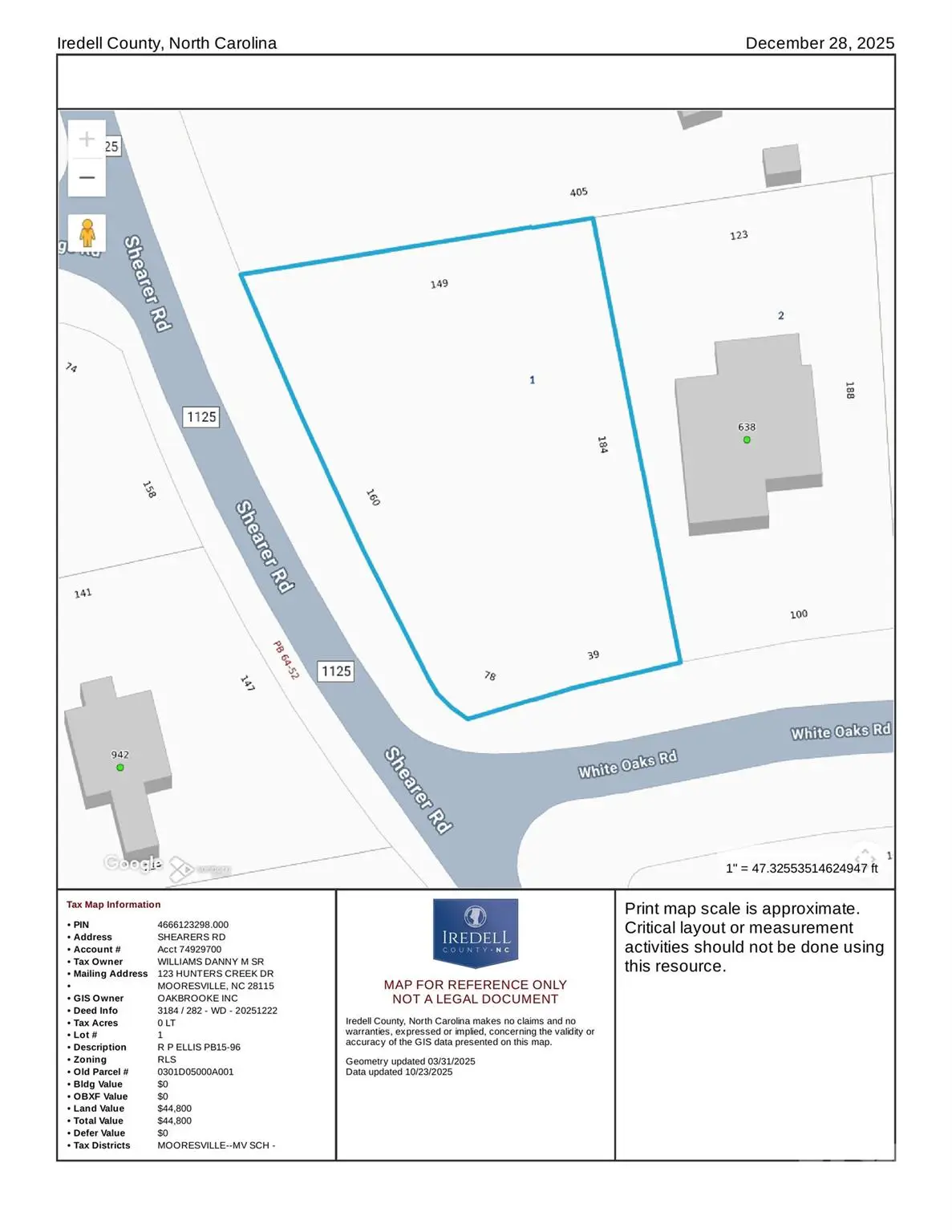 0 White Oaks Road #1, Mooresville, NC 28115 - Image #1