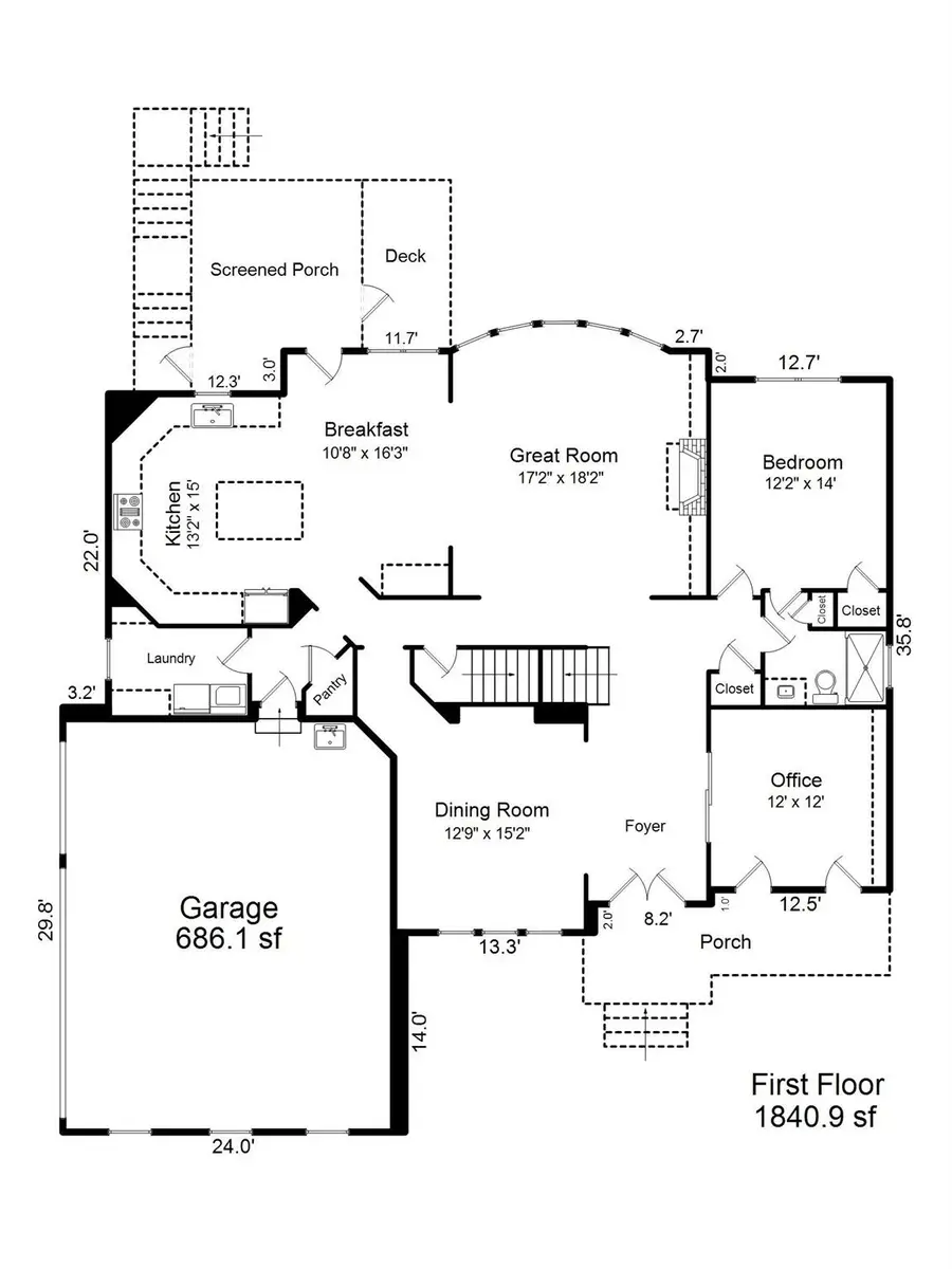 3418 Delamere Drive, Matthews, NC 28104 - #2