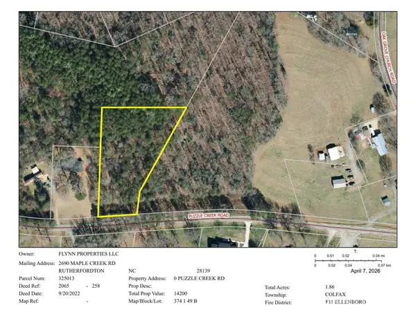0 Puzzle Creek Road, Bostic, NC 28018