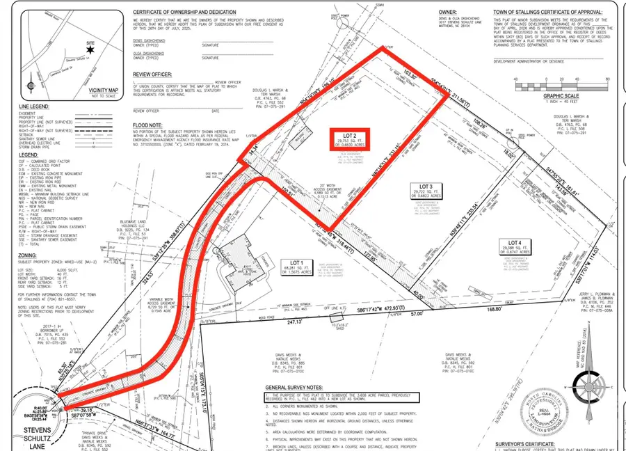 3017 Stevens Schultz Lane #Lot 2, Matthews, NC 28104 - #3
