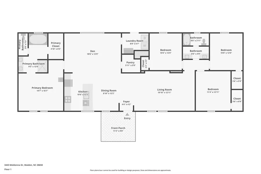 3443 Meldonna Drive, Maiden, NC 28650 - #3