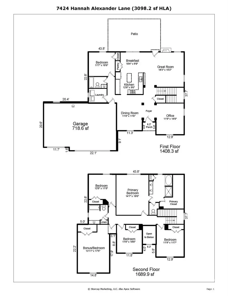 7424 Hannah Alexander Lane, Charlotte, NC 28227 - #3