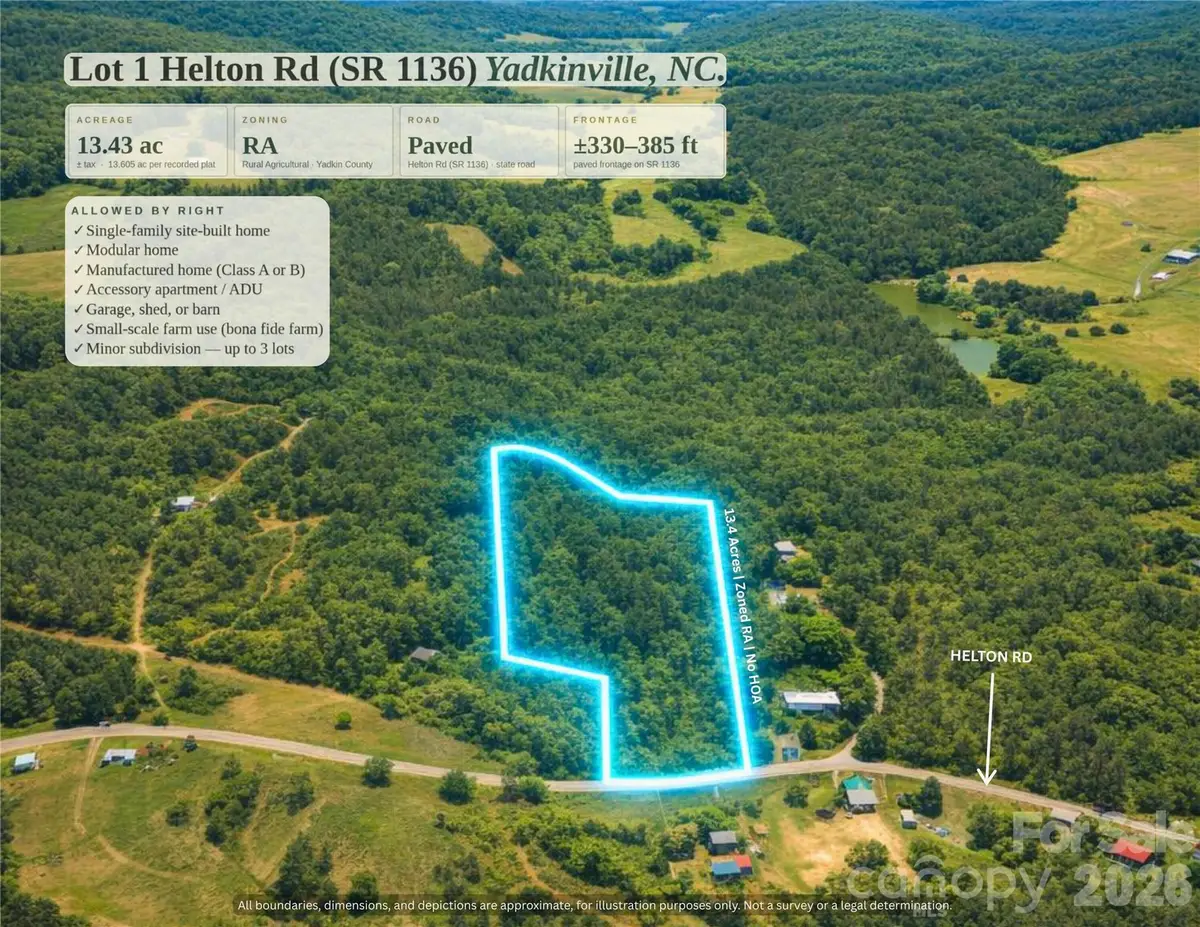 00-00 Helton Road #LOT  1, Yadkinville, NC 27055 - #1