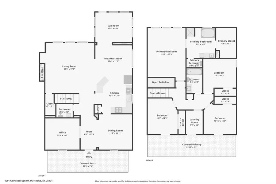 1001 Gainsborough Drive, Matthews, NC 28104 - #2