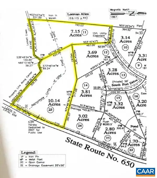 Lot 25 & 11 Twenty Two Rd, Pamplin, VA 23958