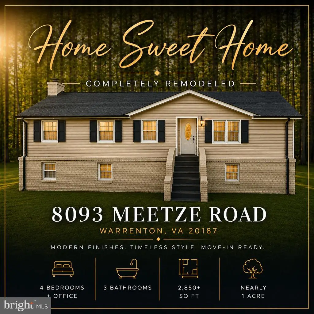 8093 Meetze Rd, Warrenton, VA 20187 - #1