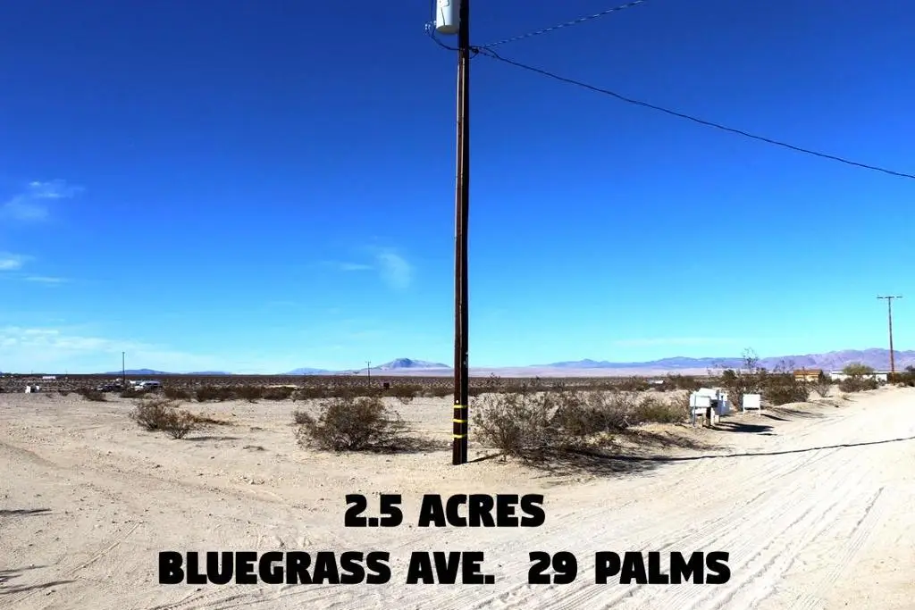 0 Bluegrass Avenue, Twentynine Palms Yucca Valley, CA 92277 - Image #1