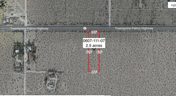 2 .5 Acres On Hwy 62 Near Sunkist Highway, Joshua Tree, CA 92252