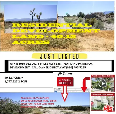 0 Vac/pearblossom Hwy/253, Llano, CA 93591 - Image #2