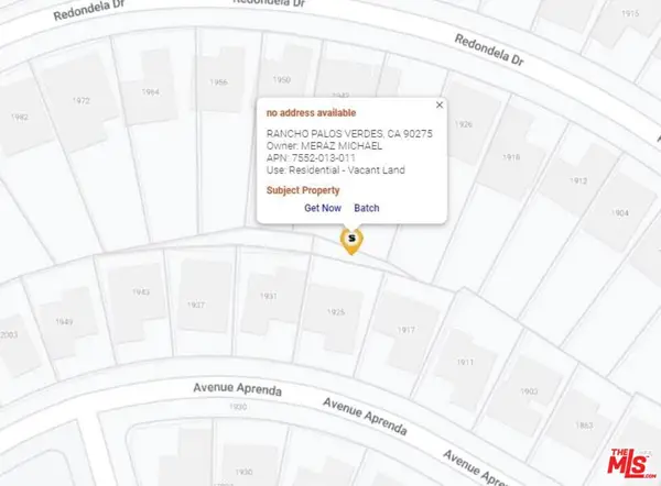 0 Redondela Dr, Rancho Palos Verdes, CA 90275