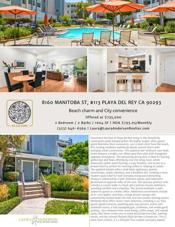 8160 Manitoba Street #113, Playa Del Rey, CA 90293