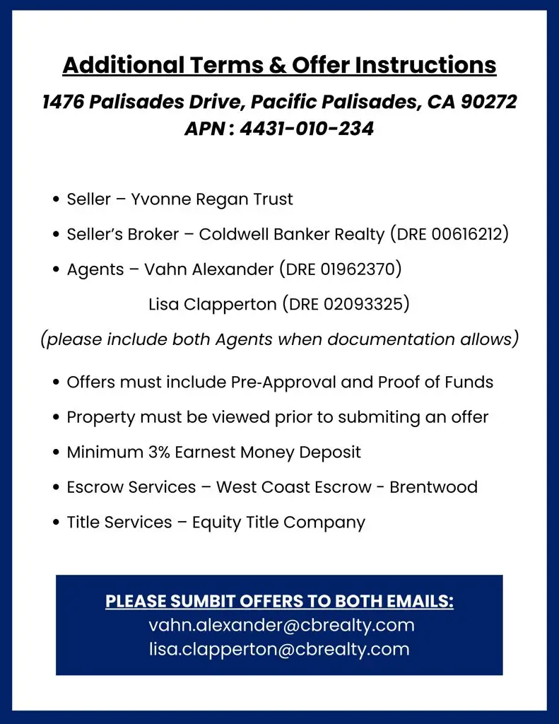 1476 Palisades Drive, Pacific Palisades, CA 90272 - #1
