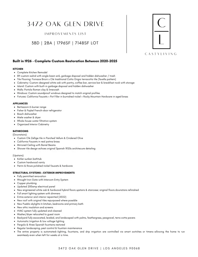 3472 Oak Glen Drive, Los Angeles, CA 90068 - Image #1