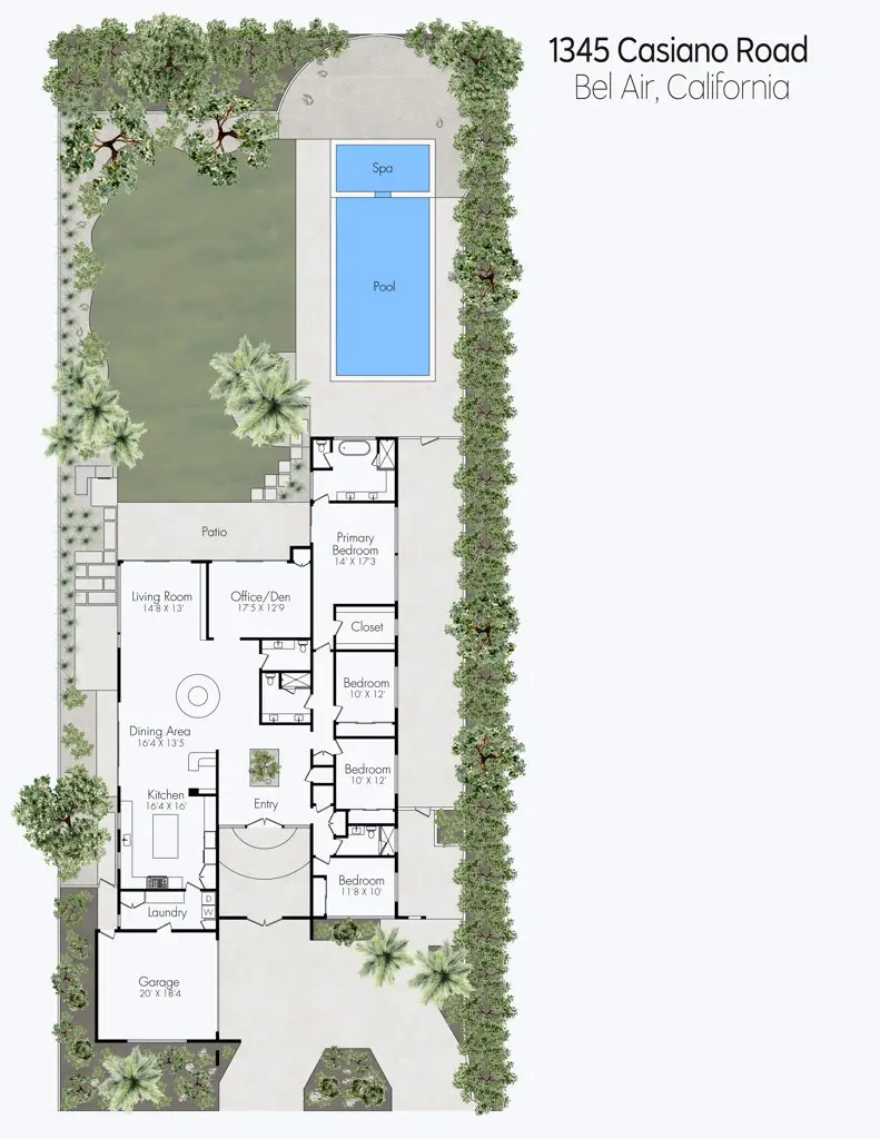 1345 Casiano Road, Los Angeles, CA 90049 - Image #1